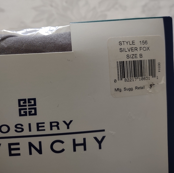 Givenchy Hosiery Silver Fox shimmery lycra luxury - Picture 4 of 8